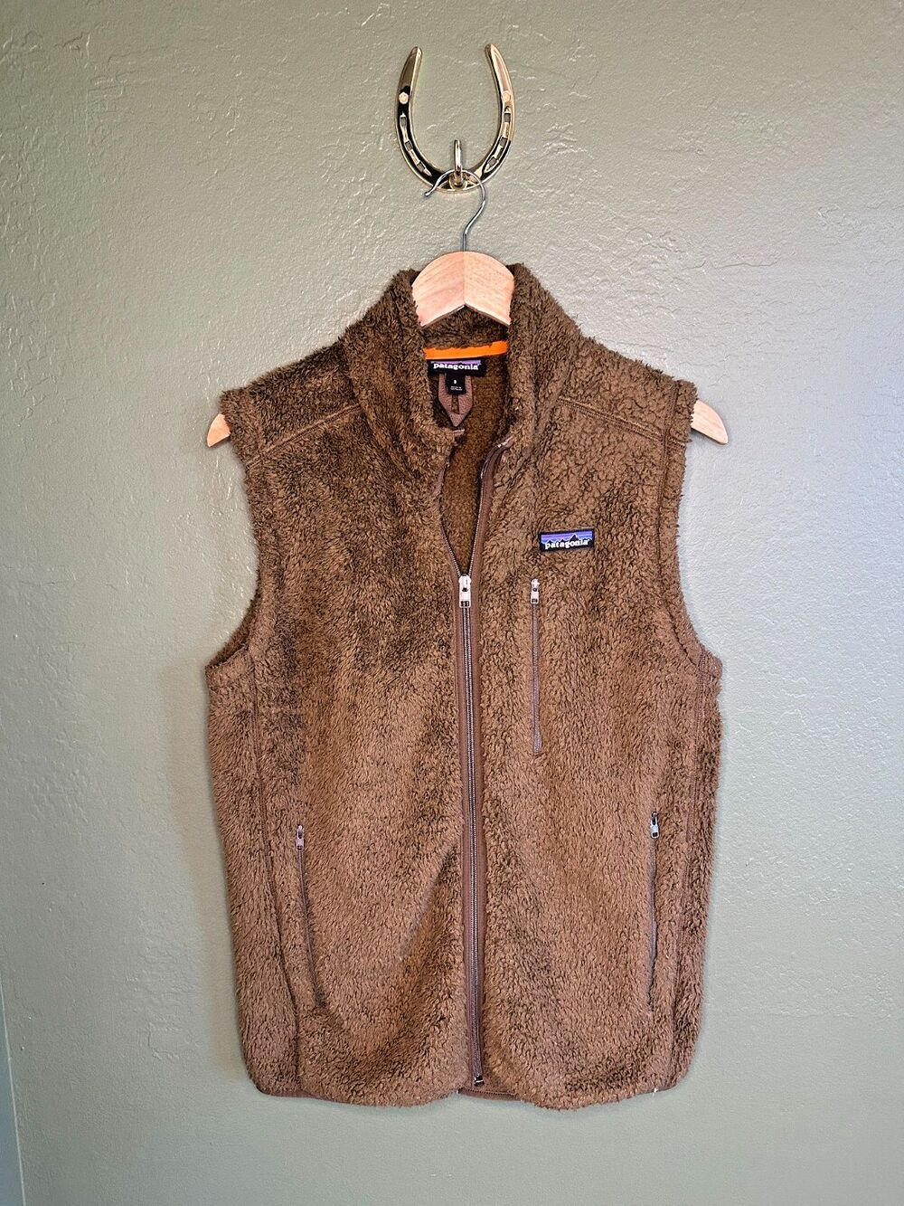 Patagonia Los Gatos Fleece Vest Womens Small Worn Wear Recycled Casual HIking